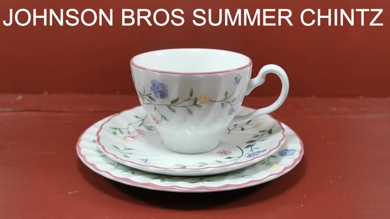 Tea Cups Johnson Brothers China Summer Chintz Johnson Brothers