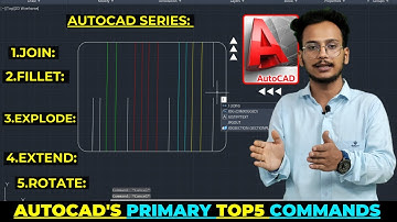 AutoCAD Mastery: Part 10 - Explode, Fillet, Join, Extend, and Rotate Commands