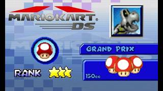 Mario Kart DS - Nitro Grand Prix: 150cc Mushroom Cup (3-Star Rank)