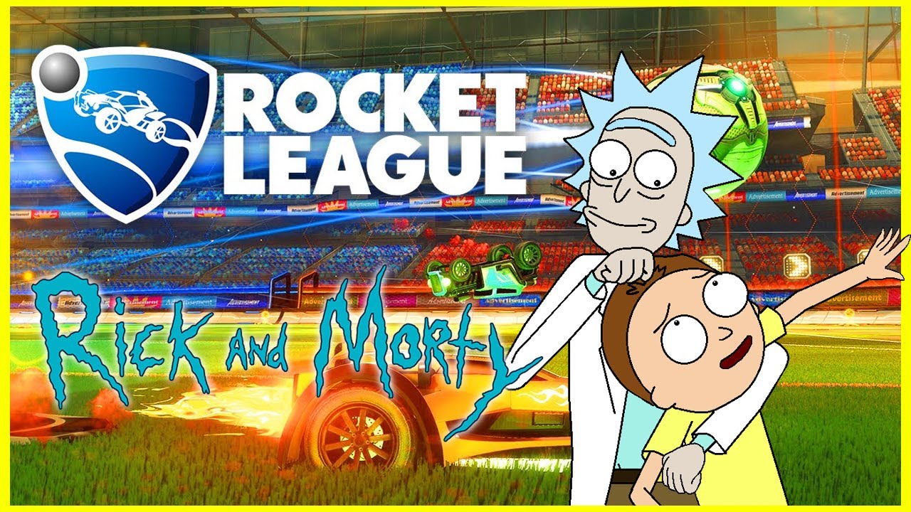 Rocket League Rick & Morty Gameplay Items YouTube