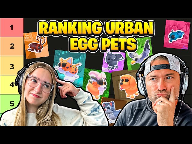 Adopt Me Urban Egg Pets Values Ranked! 
