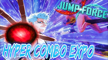 JUMP FORCE Grimmjow Hyper Combo Expo!!