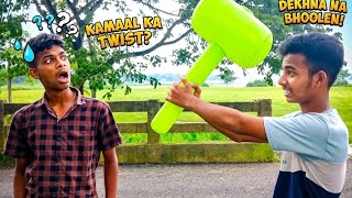 USKA GADHA SE MAAR KE KIYA GARDAN TEDH KRR DIYA 👿☠️