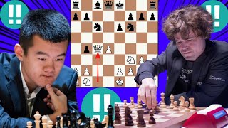 2922 Elo chess game | Ding Liren vs Magnus Carlsen 9