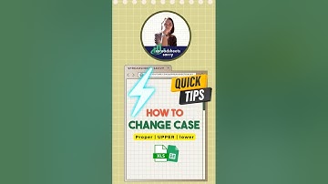 ⚡20 Seconds To Learn How To Change Case In Google Sheets!🚨