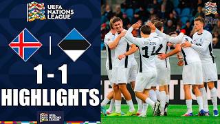 Iceland vs Estonia 1-1 Highlights | UEFA Nations League 2026