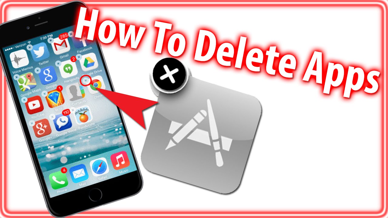 kapperszaak Koken Lezen How To Delete Apps iPhone 6, 6 Plus, iPad & iPod Touch (Beginner Tips) -  YouTube