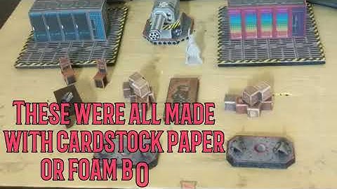 Starfinder 3D Terrain Map - FOB Forward Operating Base - Roof Level