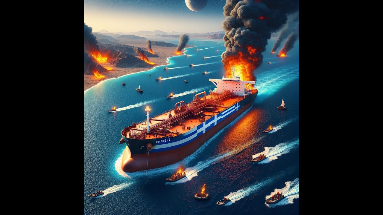 Greek Tanker Sounion Set Ablaze in Red Sea by Assailants; Crew Rescued ...