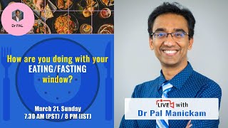 How to stick to eating/fasting window  #fasting  Check in with Dr. Pal