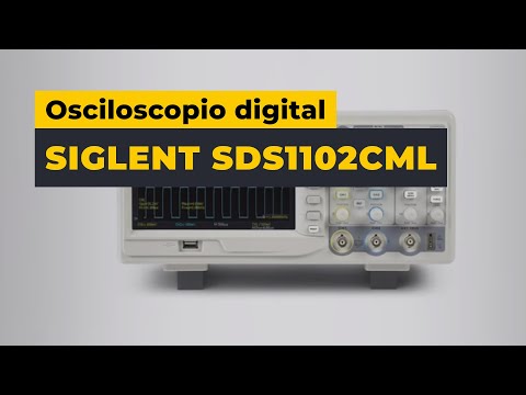 Osciloscopio Digital de 2 canales de 200MHz Siglent, Incluye