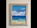 Beach Acrylic Painting Lesson by Victoria Gobel