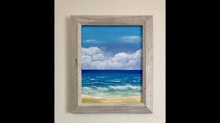 Beach Acrylic Painting Lesson by Victoria Gobel