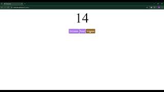 ✅ Just built a dynamic counter using HTML, CSS, and JavaScript!
