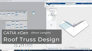 CATIA xGenerative Roof Truss Design | 3min | MEMKO