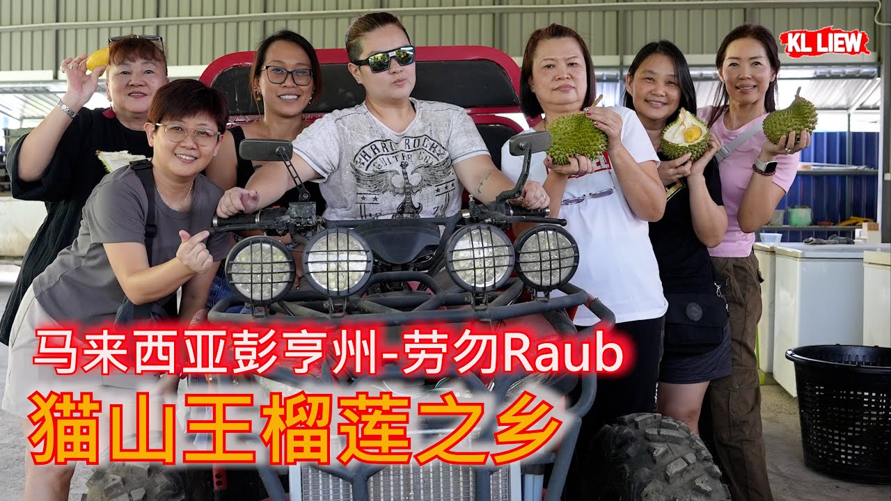马来西亚彭亨州-劳勿Raub,猫山王榴莲之乡, 文冬 Bentong 豆腐卜必买的。