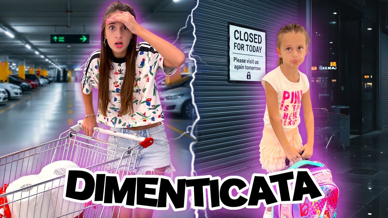 Abbiamo DIMENTICATO Ludovica al CENTRO COMMERCIALE 😰😭