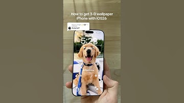 How To Set Spatial Wallpaper On Apple iOS 26! #shorts