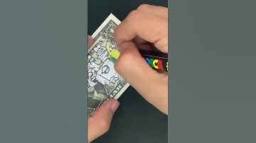 Spongebob squarepants custom dollar bill. #art  #dollarart #money #moneyart #artist #satisfying