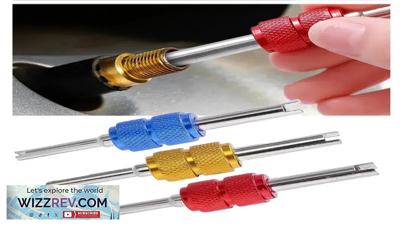 Универсальная отвертка для снятия стержней вентилей шин. Ремонт колес автомобилей, грузовиков, ве...