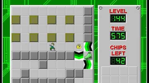 CCLP2 level 144 solution - 539 seconds