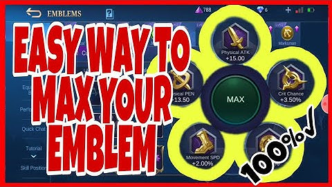 HOW TO MAX THE EMBLEM FAST? | MLBB TIPS AND TRICKS | EXPECTED