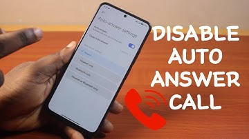 How to Disable Auto Answer Call on Redmi
