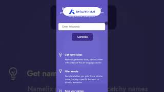 Namelix Ai-Powered Business Name Generator