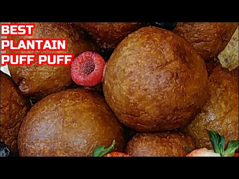 PLANTAIN PUFF PUFF |PLANTAIN PUFF PUFF RECIPE |MOSA PLANTAIN PUFFS|NIGERIAN FOOD|PLANTAIN PUFFS|MOSA