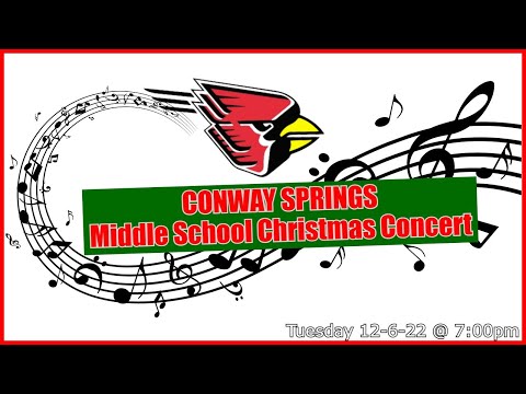 Conway Springs Middle School Holiday Concert