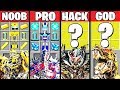 Minecraft Battle: SUPER TRANSFORMERS CRAFTING CHALLENGE - NOOB vs PRO vs HACKER vs GOD ~ Animation