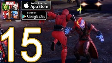 MARVEL Strike Force Heroes Android iOS Walkthrough - Part 15 - Nexus Chapter 2
