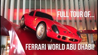 Tour of Ferrari World Abu Dhabi