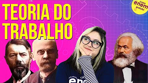 Qual a visão de Marx Weber e Durkheim sobre o trabalho?