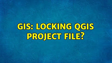 GIS: Locking QGIS project file?