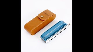 Easttop new 12-hole chromatic harmonica performance