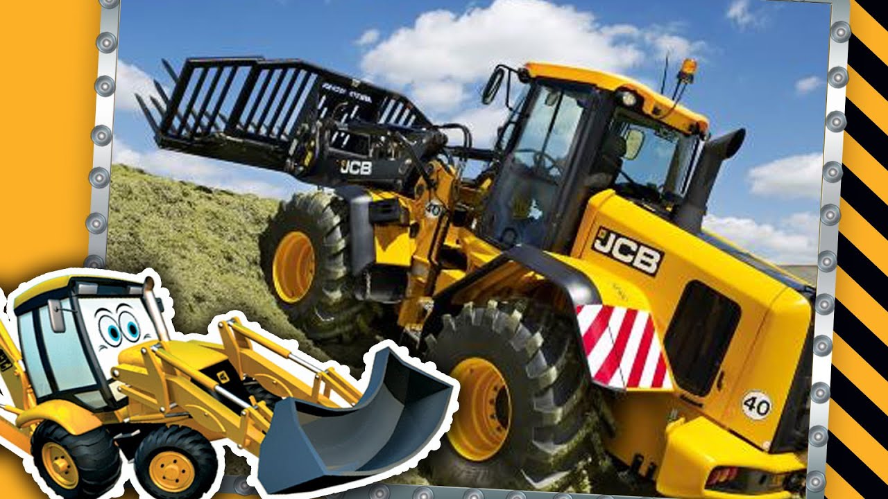 JCB Diggers On The Farm | Tractors, Diggers, Dump Trucks for Children -  YouTube