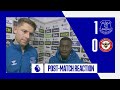 Everton 10 brentford james tarkowski  idrissa gana gueye react