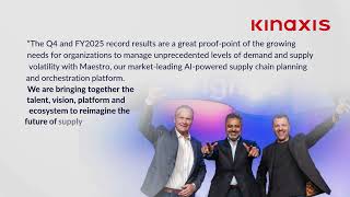Kinaxis reports record Q4 & full-year 2025 earnings | Revenue & growth highlights