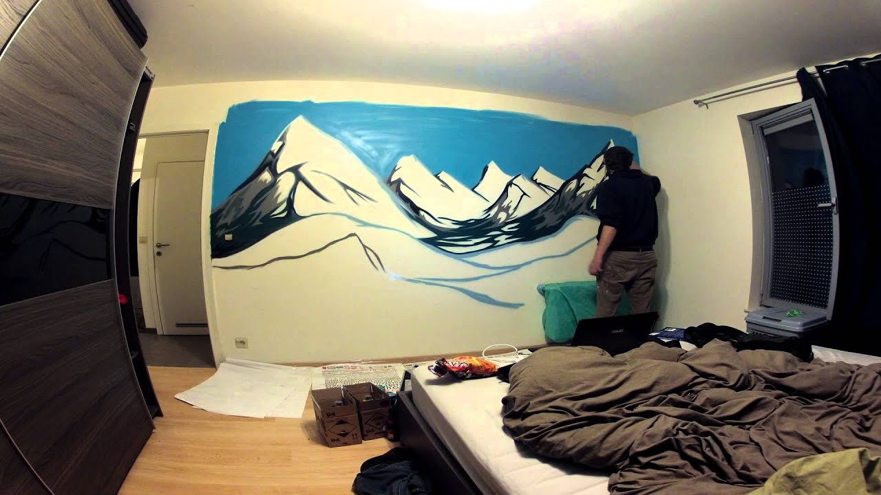 Graffiti slaapkamer youtube