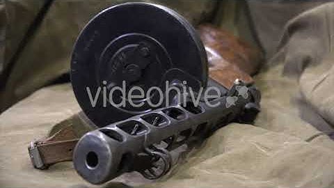 Soviet Machine Pistol or Submachine Gun | Stock Footage - Envato elements