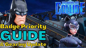 You Will Want To Focus On These Badges & Gear Sets | DC Worlds Collide