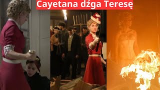 Akacjowa 38: Cayetana dźga Teresę w plecy i ginie w pożarze podpalonym przez Urszulę...