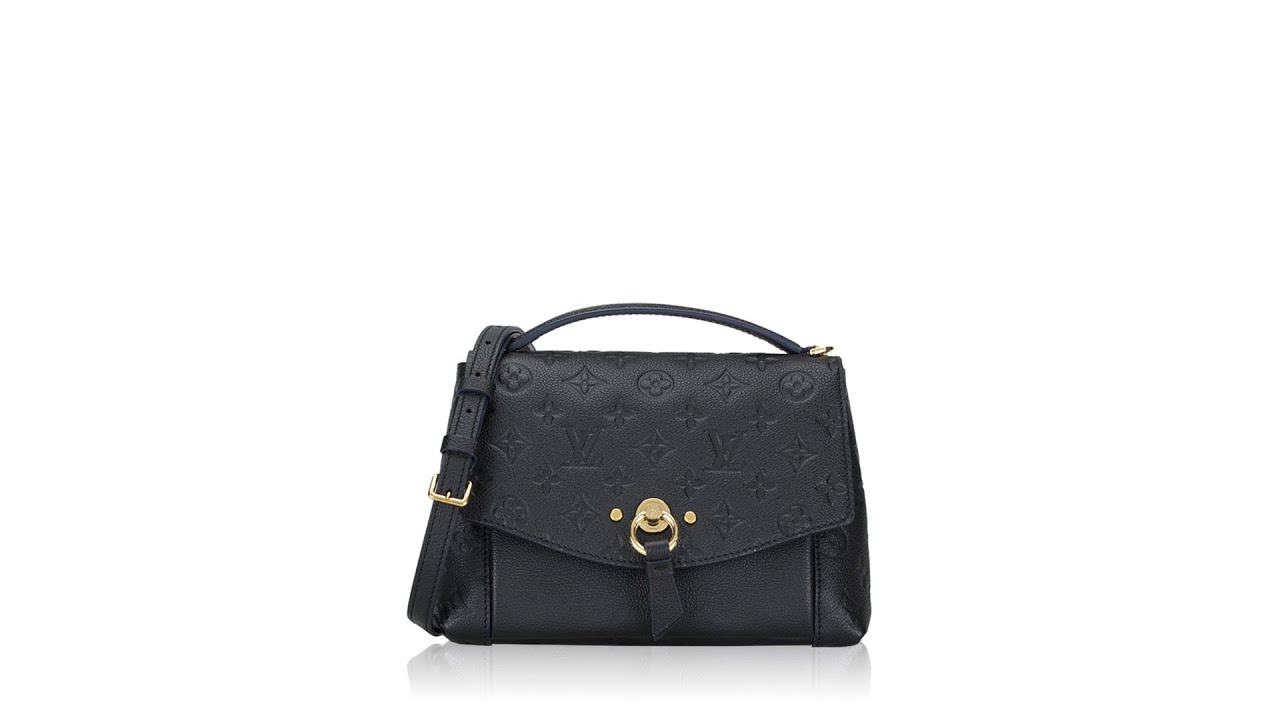 Louis Vuitton Blanche MM Noir in Monogram Empreinte Leather (Date