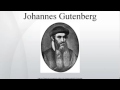 Johannes Gutenberg