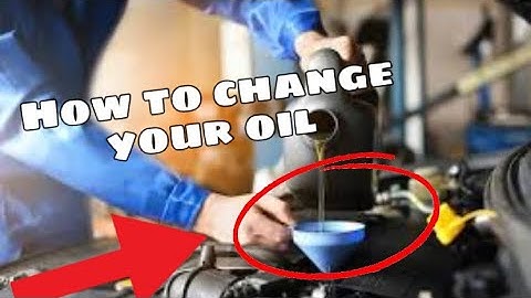 How to do a oil change on your car! (quick easy tutorial)
