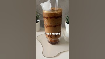 Make an iced mocha with me 🥹☕️ #coffee #icedcoffee