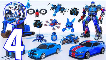JET ROBOT CAR TRANSFORMATION : ROBOT CAR GAMEPLAY WALKTHROUGH PART 4 (ANDROID & IOS)