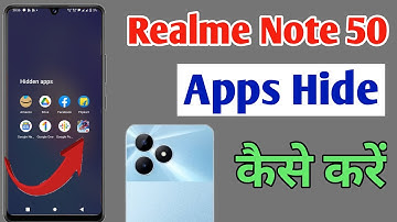 How to hide apps in Realme note 50 /Realme note 50 app hide/app hide setting