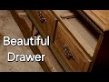 Part 1 Beautiful Middle Dresser Drawers @JacquelineJaroffaith #dressermakeover #naturalwood